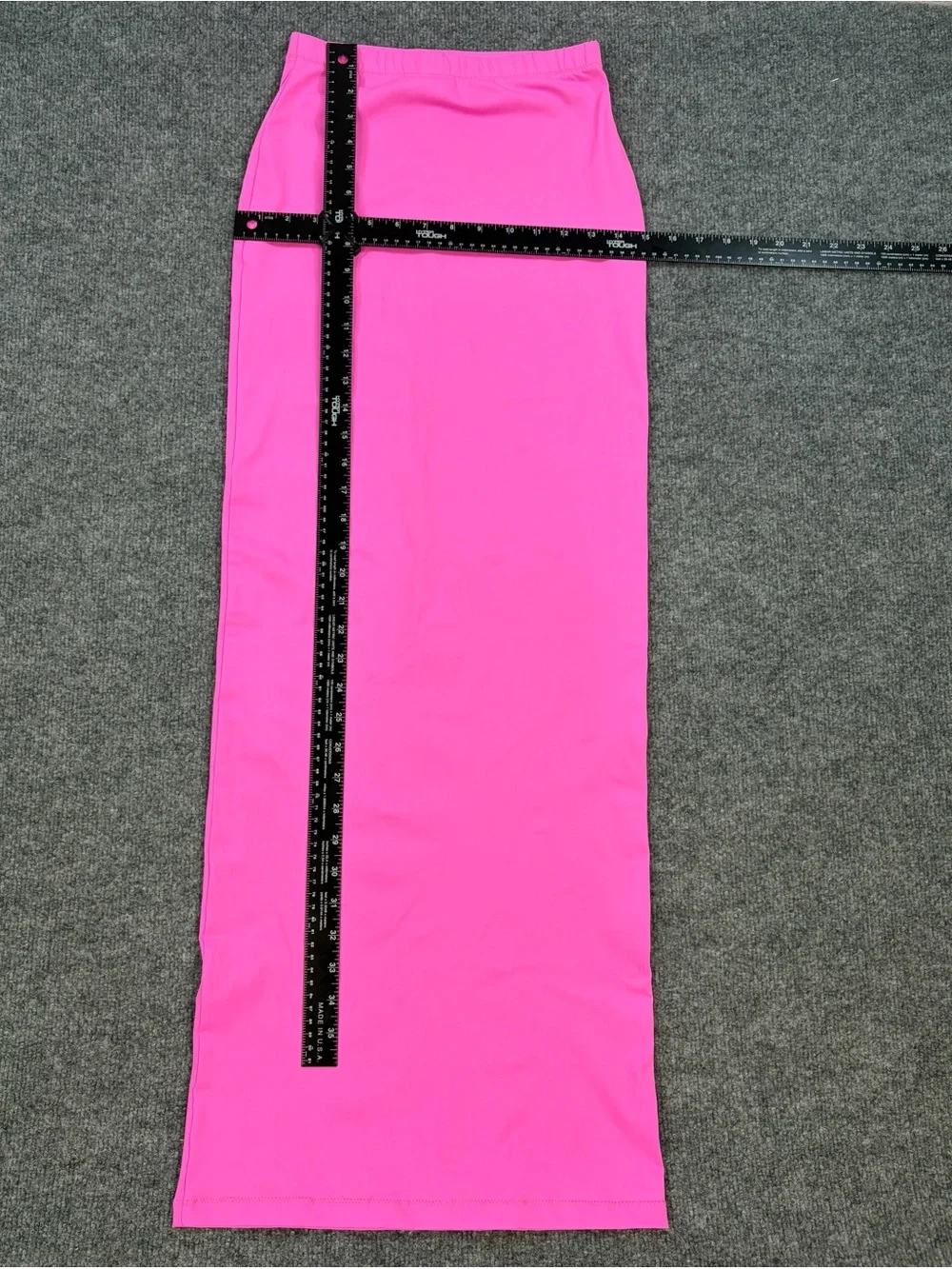 SKIMS Swim Cover Up Maxi Skirt Pink Small High Waist Bodycon Beach Resort Strech